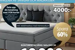 JYSK SÄNGGAVEL 160x123 CM erbjuda