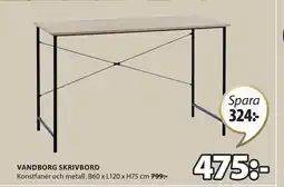 JYSK VANDBORG SKRIVBORD erbjuda