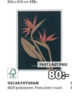 JYSK OSCAR FOTORAM erbjuda