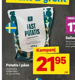 City Gross Potatis i påse erbjuda