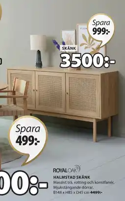 JYSK HALMSTAD SKÄNK erbjuda