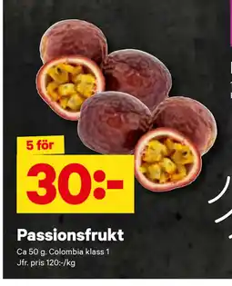 City Gross Passionsfrukt erbjuda