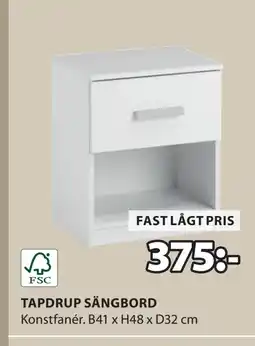 JYSK TAPDRUP SÄNGBORD erbjuda