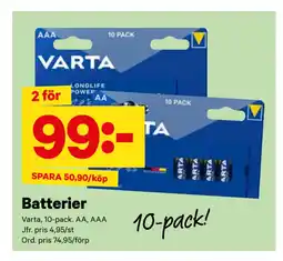 City Gross Batterier erbjuda