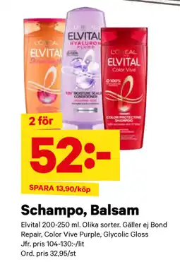 City Gross Schampo, Balsam erbjuda