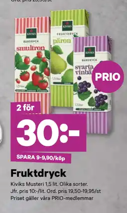 City Gross Fruktdryck erbjuda