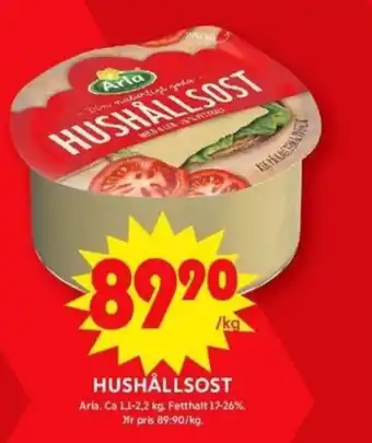 ICA Maxi HUSHÅLLSOST erbjuda