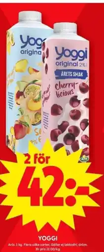 ICA Maxi YOGGI erbjuda