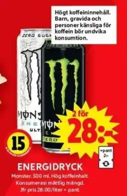 ICA Maxi ENERGIDRYCK erbjuda