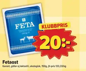 Östenssons Fetaost erbjuda