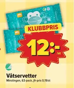 Östenssons Våtservetter erbjuda