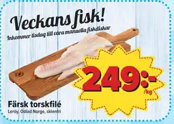 Östenssons Färsk torskfilé erbjuda