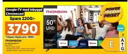 Power 50 UHD GOOGLE TV erbjuda