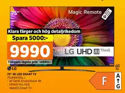 Power 75 4K LED SMART TV erbjuda