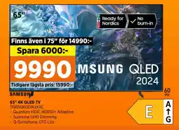 Power 65 4K QLED TV erbjuda