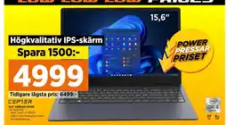 Power 15,6 BÄRBAR DATOR erbjuda