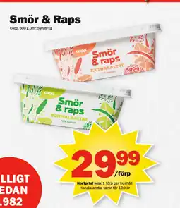 Pekås Smör & Raps erbjuda