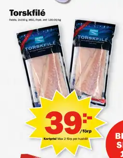 Pekås Torskfilé erbjuda