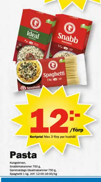Pekås Pasta erbjuda
