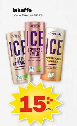 Pekås Iskaffe erbjuda