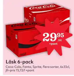Hemköp Läsk 6-pack erbjuda