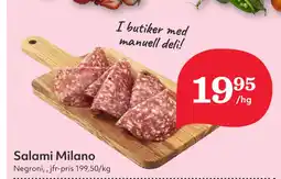 Hemköp Salami Milano erbjuda