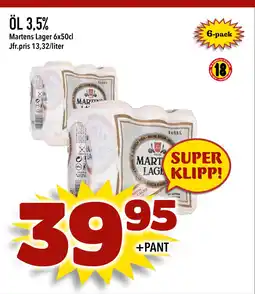 Nya Pulsen ÖL 3,5% erbjuda