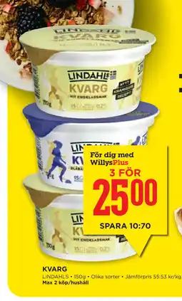Willys Hemma KVARG erbjuda