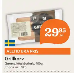 Hemköp Grillkorv erbjuda