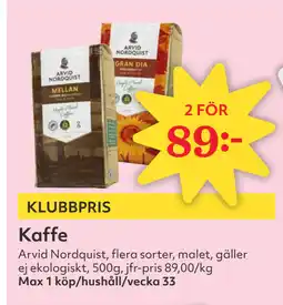 Hemköp Kaffe erbjuda