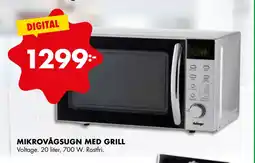 ÖoB MIKROVÅGSUGN MED GRILL erbjuda