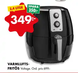 ÖoB VARMLUFTSFRITÖS erbjuda