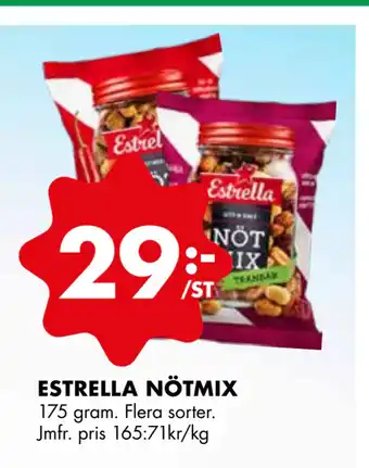 ÖoB ESTRELLA NÖTMIX erbjuda