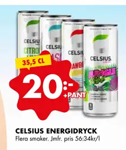 ÖoB CELSIUS ENERGIDRYCK erbjuda