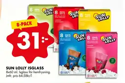ÖoB SUN LOLLY ISGLASS erbjuda