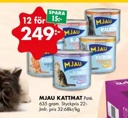 ÖoB MJAU KATTMAT erbjuda