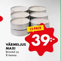 ÖoB VÄRMELJUS MAXI erbjuda