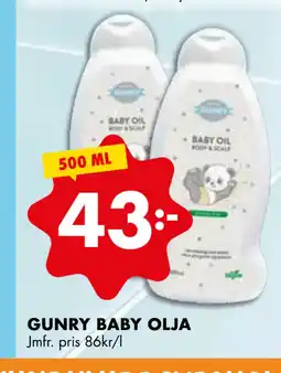 ÖoB GUNRY BABY OLJA erbjuda