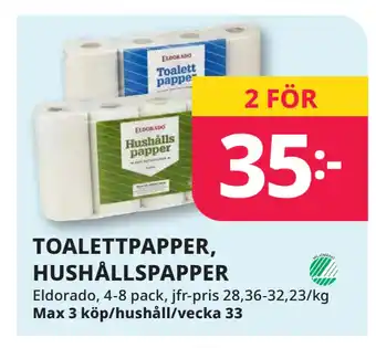 Tempo TOALETTPAPPER, HUSHÅLLSPAPPER erbjuda