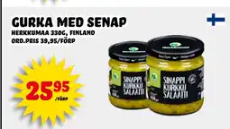 Nelins Gurka med senap erbjuda
