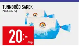 Matdax TUNNBRÖD SAREK erbjuda