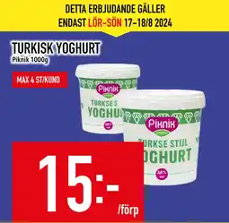 Matdax TURKISK YOGHURT erbjuda