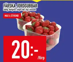 Matdax FÄRSKA JORDGUBBAR erbjuda