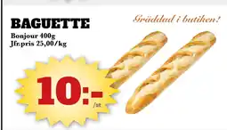 Bonum Matmarknad BAGUETTE erbjuda