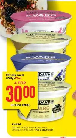 Willys KVARG erbjuda
