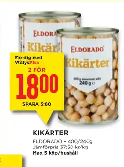 Willys KIKÄRTER erbjuda