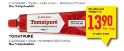 Willys TOMATPURÉ erbjuda