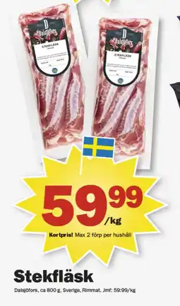 Pekås Dalsjöfors stekfläsk erbjuda
