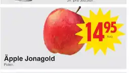 Matöppet äpplen erbjuda