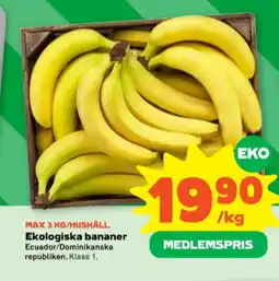 Stora Coop Coop bananer erbjuda